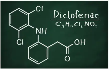 Chemical Structure Of Diclofenac